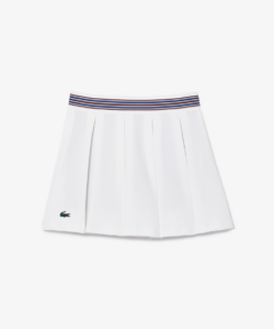 Váy Pique Tennis Skirt with Integrated Shorts White 001