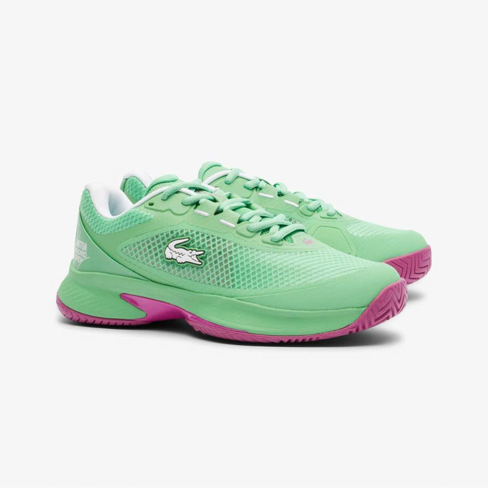 49SFA0150 Lacoste Women's Mutua Madrid Open Edition Tech Point Tennis Shoes (5)