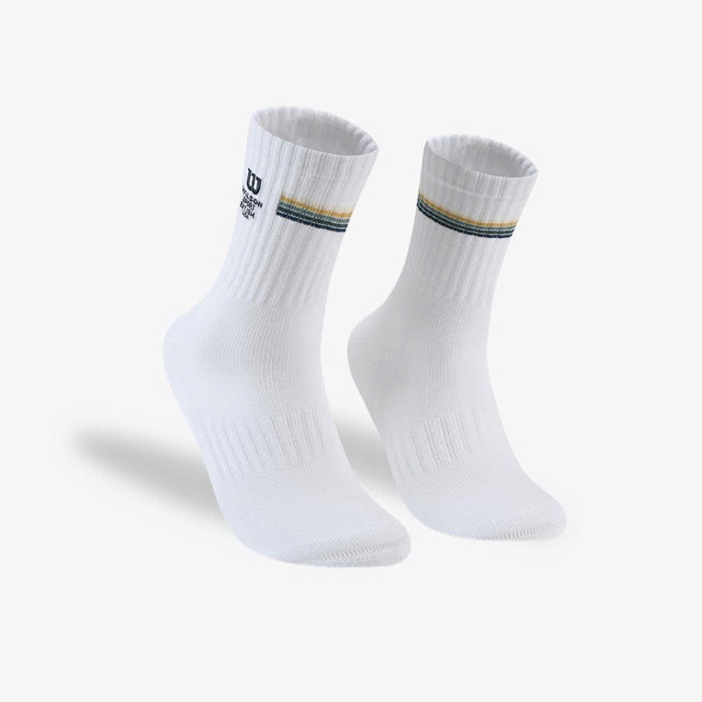 Wilson Crew Stripe Logo Sock WU00064511WTA (2)