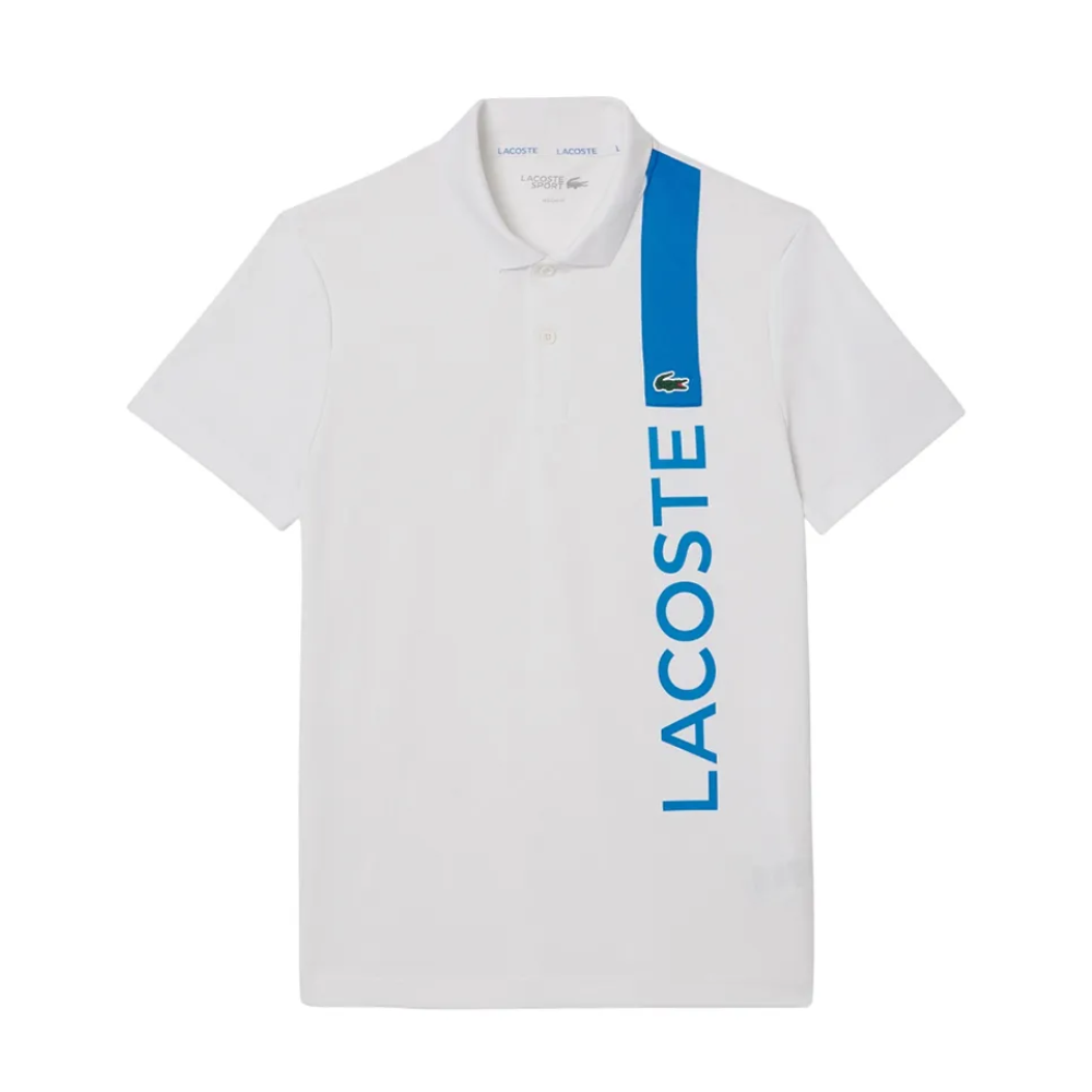 Lacoste Men's Ultra Dry Print Branding Sport Polo DH8940-51 GI6