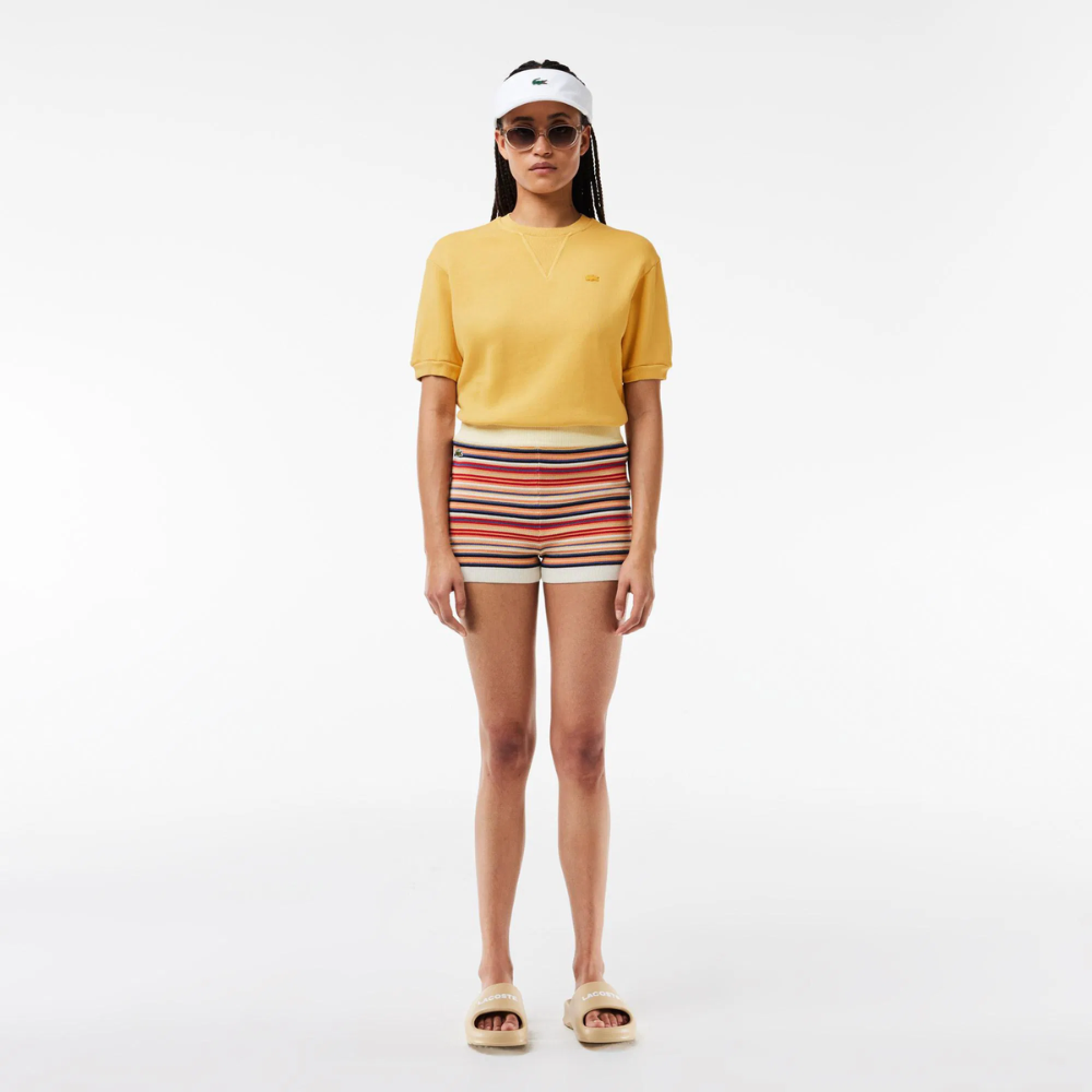 Lacoste Women's Natural Dyed Fleece T-Shirt TF7217-00 IVX (4)