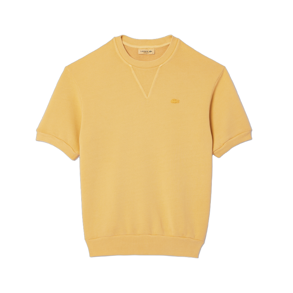 Lacoste Women's Natural Dyed Fleece T-Shirt TF7217-00 IVX