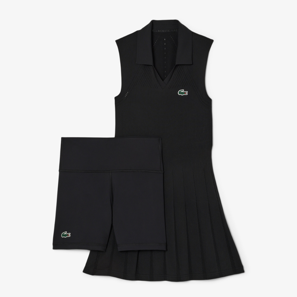 Lacoste Women's Stretch Tennis Dress & Shorts EF0615-51 C31 (2)