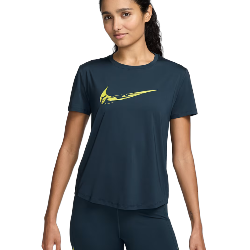 Nike One Dri-FIT Short-Sleeve Graphic Running Top FV6373-478