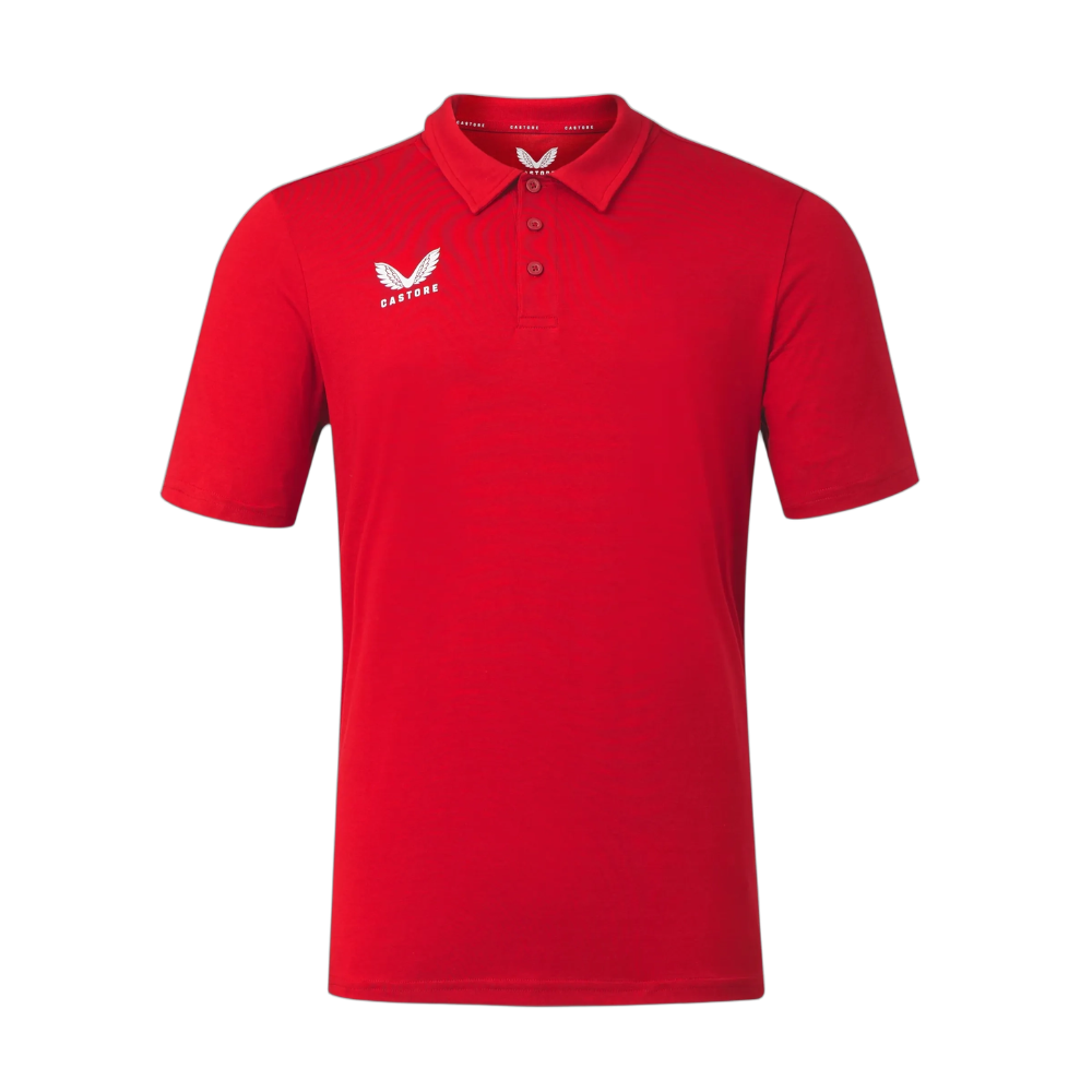 Castore Mens Cotton Leisure Polo - True Red TM3495