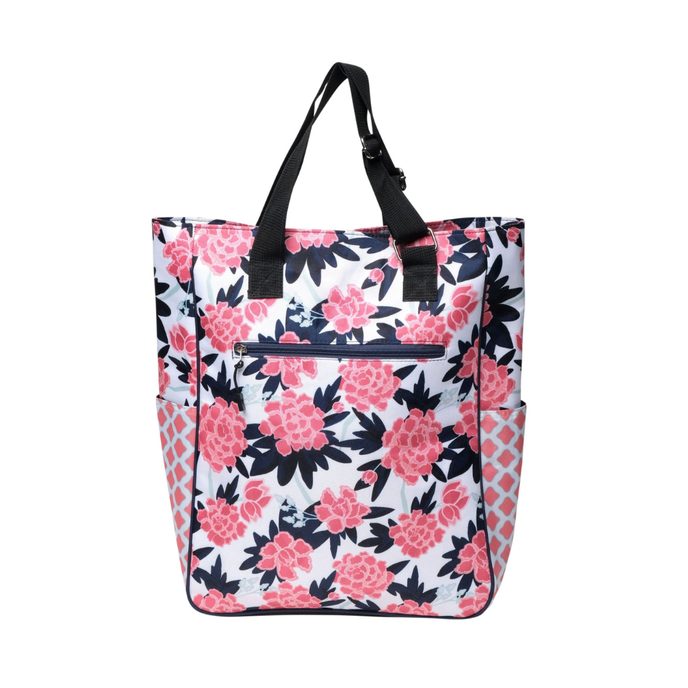 Glove It Tennis Tote Peonies & Pars (1)