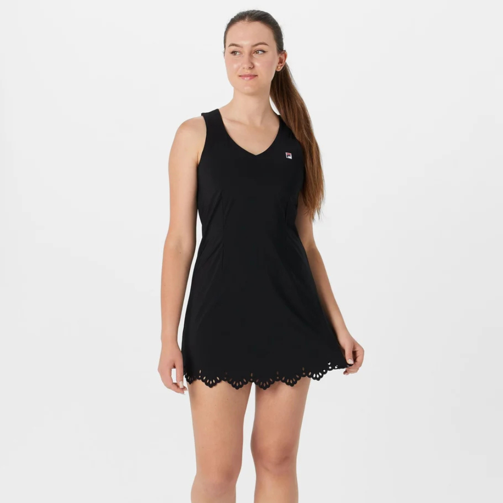 Fila Women's Essentials Lasercut Dress - Black TW31D044-001 (1)